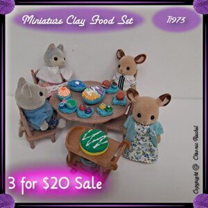 10-Piece Sky Blue Dessert Glued-Together Set